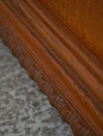 73437: LEXINGTON Oak Victorian Mansion 6 Drawer Li