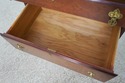 L73675: HICKORY CHAIR Burl Wood Banded Silver Ches