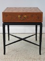 L73523: Pair Of KITTINGER Faux Bamboo Modern Desig