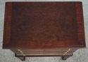 L73675: HICKORY CHAIR Burl Wood Banded Silver Ches