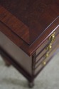 L73675: HICKORY CHAIR Burl Wood Banded Silver Ches