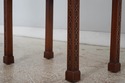 L73675: HICKORY CHAIR Burl Wood Banded Silver Ches