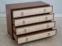 L73631: BUTLER Mahogany 4 Drawer Decorator Chest w