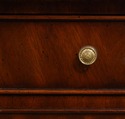 73672: MAITLAND SMITH Leather Top Coffee Table