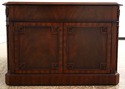 73672: MAITLAND SMITH Leather Top Coffee Table