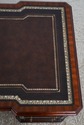 73672: MAITLAND SMITH Leather Top Coffee Table
