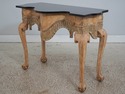 L73449: Gilted & Painted Granite Top Console Table