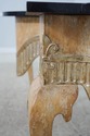 L73449: Gilted & Painted Granite Top Console Table