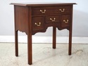 73619: HEKMAN Cherry & Yew Wood 4 Drawer Lowboy