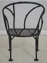 68934: Pair Of WINTERTHUR Faux Bois Iron Chairs