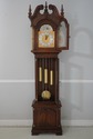 68873: RIDGEWAY Cherry Tall Case Grandfather Clock