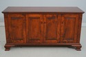 L68999: Tiger Maple Entertainment Unit Sideboard