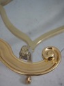 68883: LABARGE Vintage French Regency Brass & Glas