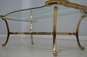 68883: LABARGE Vintage French Regency Brass & Glas