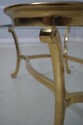 68883: LABARGE Vintage French Regency Brass & Glas