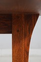 F68986: Mission Style Oak Round Occasional Table