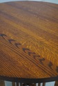 F68986: Mission Style Oak Round Occasional Table