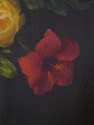 F69033: HOLLENBECK Signed Floral Still Life Oil Pa