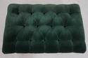 69053: EDWARD FERRELL Tufted Green Velvet Cherry O