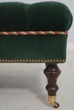 69053: EDWARD FERRELL Tufted Green Velvet Cherry O