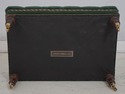69053: EDWARD FERRELL Tufted Green Velvet Cherry O