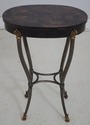 68936: ETHAN ALLEN Regency Style Faux Tessellated 