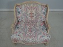 64711EC: Pair French Louis XV Bergere Chairs w Ott