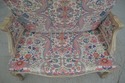 64711EC: Pair French Louis XV Bergere Chairs w Ott