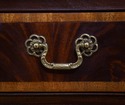 L72632: HICKORY Mahogany Inlaid Serpentine Curved 