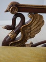 L73655: Egyptian Style Gilt Carved Hall Chair w. S