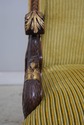 L73655: Egyptian Style Gilt Carved Hall Chair w. S