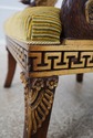 L73655: Egyptian Style Gilt Carved Hall Chair w. S
