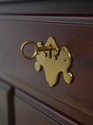 L73142: HENKEL HARRIS Mahogany 4 Drawer Lowboy
