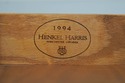 L73142: HENKEL HARRIS Mahogany 4 Drawer Lowboy