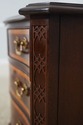 L72632: HICKORY Mahogany Inlaid Serpentine Curved 