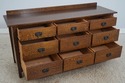 72941: STICKLEY Mission Oak 9 Drawer Dresser