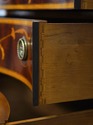 72670: BAKER Colonial Williamsburg Mahogany Bow Fr