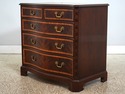 L72632: HICKORY Mahogany Inlaid Serpentine Curved 
