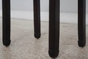 73593: Chinese Rosewood Marble Inset End Table