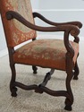 73642: Pair of Antique Louis XVI Fauteuils Needlep