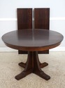 72725: STICKLEY Mission Oak Round Dining Table