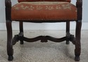 73642: Pair of Antique Louis XVI Fauteuils Needlep