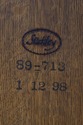 72725: STICKLEY Mission Oak Round Dining Table
