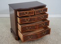 L72632: HICKORY Mahogany Inlaid Serpentine Curved 