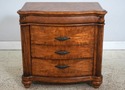 L73624: SCHNADIG Stately Wood & Rattan Bedside Tab