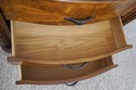 L73624: SCHNADIG Stately Wood & Rattan Bedside Tab