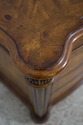 L73624: SCHNADIG Stately Wood & Rattan Bedside Tab