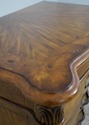 L73624: SCHNADIG Stately Wood & Rattan Bedside Tab