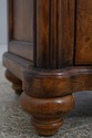 L73624: SCHNADIG Stately Wood & Rattan Bedside Tab
