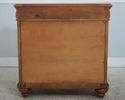 L73624: SCHNADIG Stately Wood & Rattan Bedside Tab